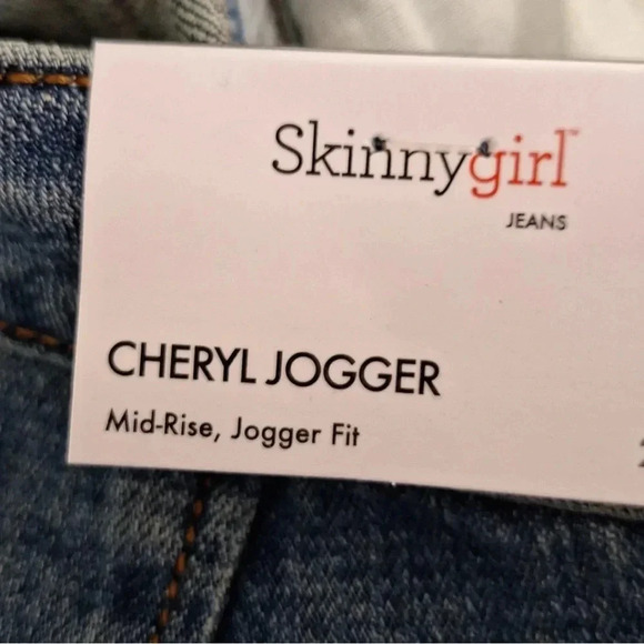 NWT SkinnyGirl Cheryl Denim Jogger Jeans, Mid-Rise - Picture 10 of 10